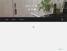 Tablet Screenshot of katchoftheday.com